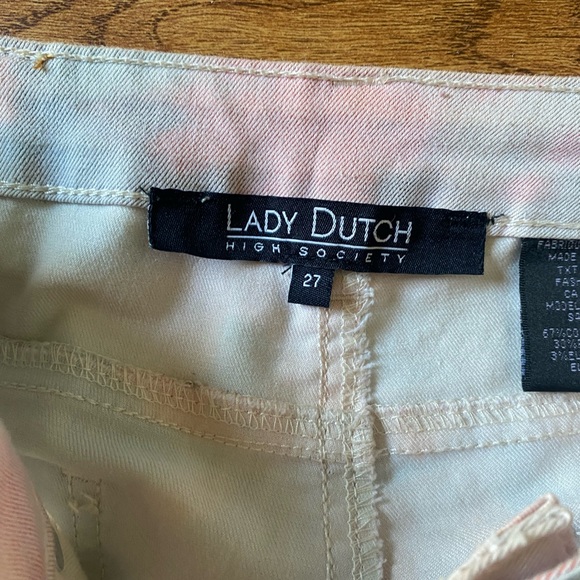 Lady Dutch jeans tye dye women size 27 - Picture 2 of 4
